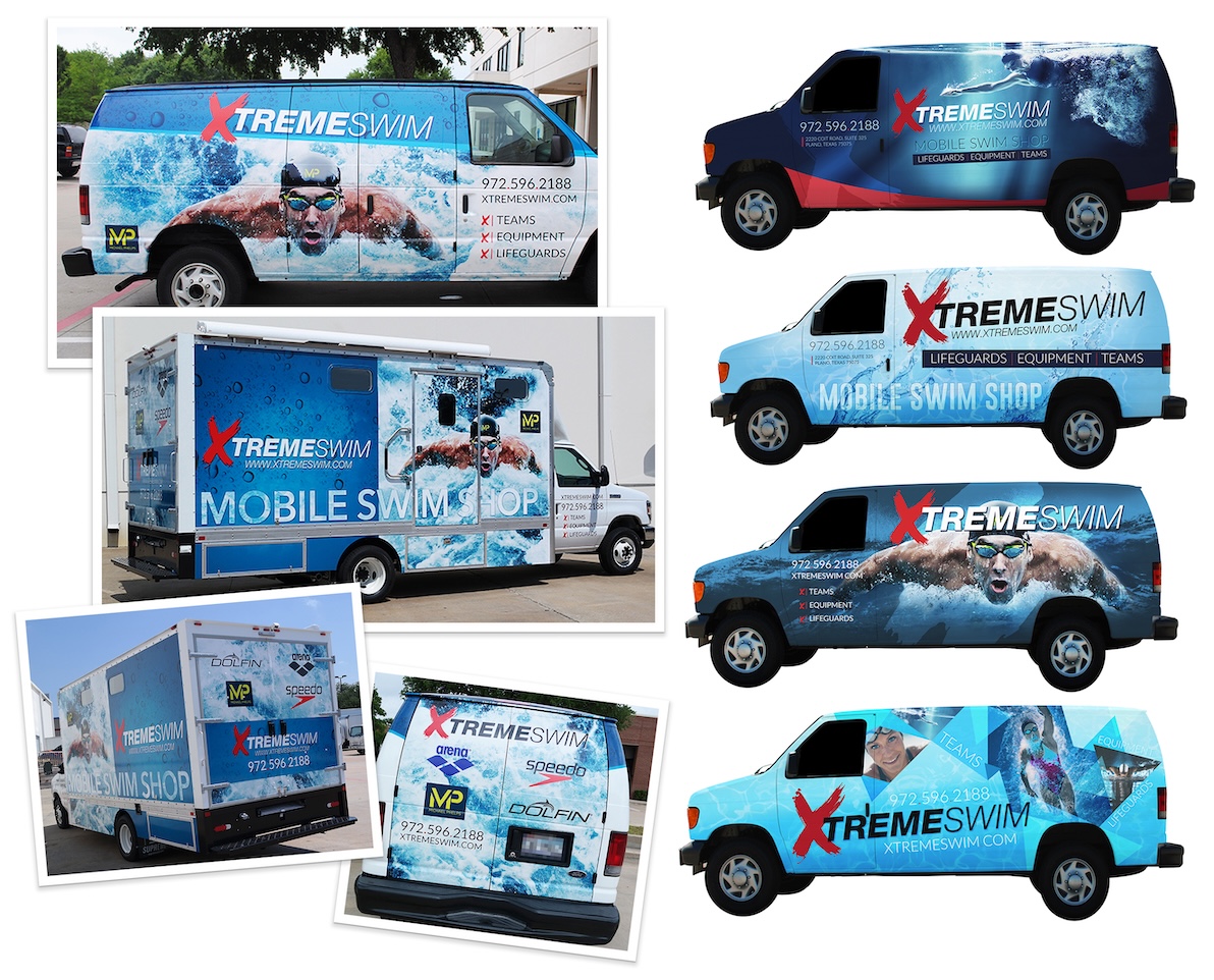 Xtreme Swim Vehicle Wrap